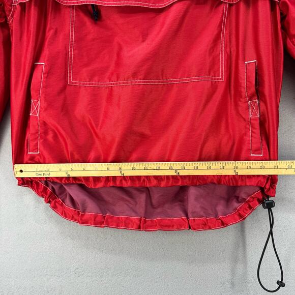 Tommy Hilfiger Men's Quarter Zip Jacket Size Large Pullover Y2K Windbreaker - Picture 15 of 16